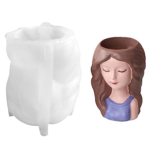 Kleines Mädchen Gips Blumentopf Silikonform Epoxidharz Gussform Schimmel Sukkulente Vase Zementform Kerzenhalter Form Kerzenhalter Form Für Betonzementharzguss Kleines Mädchen Gips Blumentopf Silikonform Epoxidharz Gussform Schimmel Sukkulente Vase Zementform Kerzenhalter Form Kerzenhalter Form Für Betonzementharzguss von LLINthy