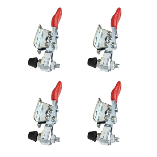 Klemmwerkzeug Umschaltklemme Antislip Red Horizontal Clamp Für Effiziente Holzbearbeitung Und Handwerksprojekte Horizontaler Umschalten von LLINthy
