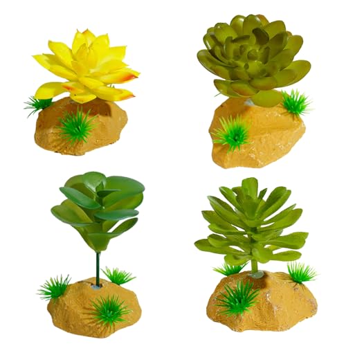 Künstliche Reptilien Pflanze Zum Klettern Von Versteck Terrarium Plastik Sukkulenten Falsches Gras Lebensraum Ornamente Realistische Reptilien Gras von LLINthy