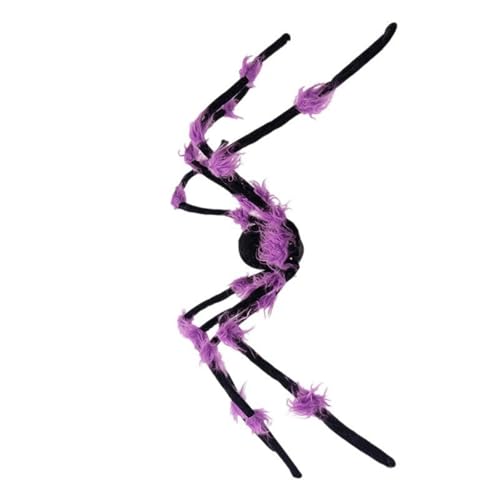 LED Beleuchtetes Arachnid Mit Timer Halloween Dekoration 51 Zoll Realistischer Plüsch Für Innen Und Outdoor Leuchtende Timer von LLINthy