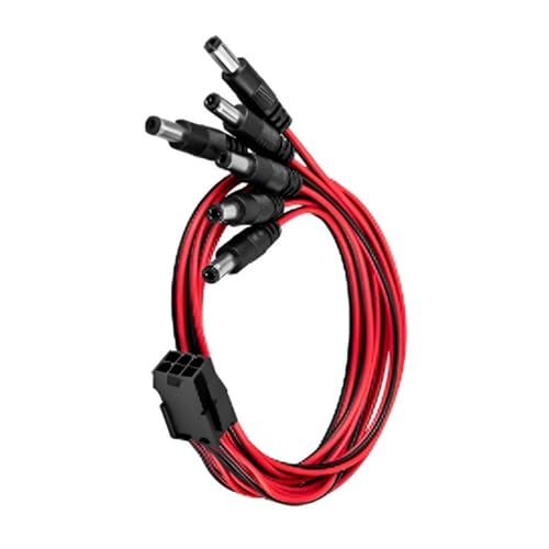 LLINthy 18AWG PCIE 6PIN FEMPINISCHER DC5.5X2 5 MM Kopfkabel Für Grafikkarte Mit 50 cm Länge Für Eine Effiziente Stromversorgung LLINthy 18AWG PCIE 6PIN FEMPINISCHER DC5.5X2 5 MM Kopfkabel Für Grafikkarte Mit 50 cm Länge Für Eine Effiziente Stromversorgung von LLINthy