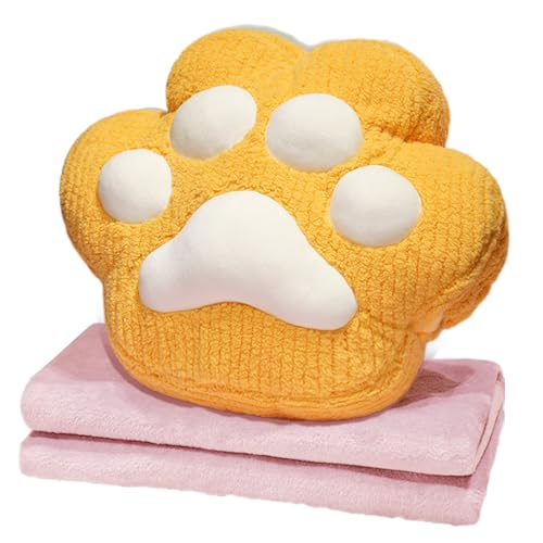 LLINthy 2 In 1 Katzen Pfoten Kissen Klickklimaanlage Car Innenkissen Kissen Office Naping Quilts Multifunktionaler Wurf LLINthy 2 In 1 Katzen Pfoten Kissen Klickklimaanlage Car Innenkissen Kissen Office Naping Quilts Multifunktionaler Wurf von LLINthy