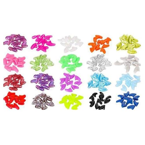 LLINthy 200 Viechen Katzen Nägelkappen Set Soft PVC PET Klauenabdeckungen Für Katzen Hunde Easy Application Dog Nails Schutzabdeckungen Nagel Caps Kits LLINthy 200 Viechen Katzen Nägelkappen Set Soft PVC PET Klauenabdeckungen Für Katzen Hunde Easy Application Dog Nails Schutzabdeckungen Nagel Caps Kits von LLINthy