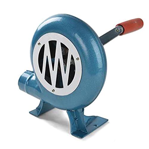 LLINthy 200 W Handkurbelgebläse Grillventilator Handgebläse Haushaltsluftgebläse BBQ Ventilator Gebläse mit manuellem Griff Kochwerkzeug von LLINthy