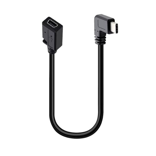 LLINthy 27 Cm Telefone Ladungsadapterkabel USB 5Pin Frauen Zum Typ C Steckverbinder Konvertierungsdrahtleitungsdaten Zum Typ C von LLINthy