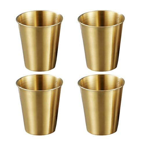 LLINthy 4pcs Praktische Edelstahl Kinderbecher Kinder Metallbecher Robuste Und Tragbare Edelstahl Trinkgläser Tragbare Becher LLINthy 4pcs Praktische Edelstahl Kinderbecher Kinder Metallbecher Robuste Und Tragbare Edelstahl Trinkgläser Tragbare Becher von LLINthy