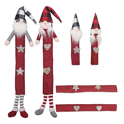 LLINthy 6pcs Weihnachtskühlschrank Türgriff Abdeckung Kühlschrankofen Mikrowellen Türgriff Abdeckung von LLINthy