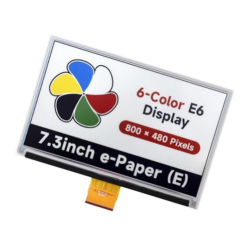 LLINthy 7.3-Zoll Enektronic Screen 800x480 Pixel LCD Panel 6-Farben Fortgeschrittene Kommunikation Mit Geringem Stromverbrauch von LLINthy