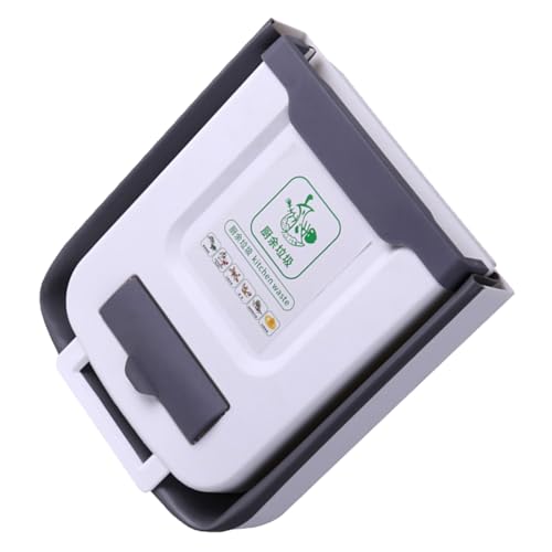 LLINthy 7l/10l Wandmontierte Küchenmüll Dose Große Kapazität Küchenmüll Können Müllbehälter Für Badezimmer Klappverschwendung Mülleimer Hängen von LLINthy