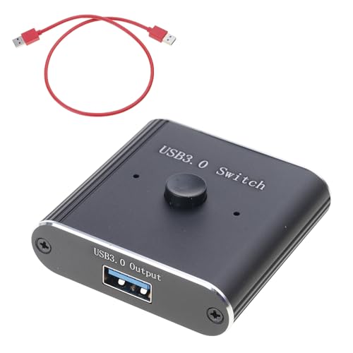 LLINthy Aluminium USB Switcher 2 Computer Teilen 1 USB Gerät Für Drucker Tastatur Scanner Maus Mit 1 USB3.0 Kabel LLINthy Aluminium USB Switcher 2 Computer Teilen 1 USB Gerät Für Drucker Tastatur Scanner Maus Mit 1 USB3.0 Kabel von LLINthy
