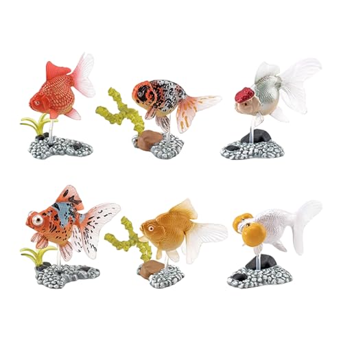 LLINthy Aquariumdekorationen Fishtank Landschaftsgestaltung Künstlerische Statuen Accessoires Cartoon Fisch Ornamente Büro Schreibtisch Fisch Display LLINthy Aquariumdekorationen Fishtank Landschaftsgestaltung Künstlerische Statuen Accessoires Cartoon Fisch Ornamente Büro Schreibtisch Fisch Display von LLINthy