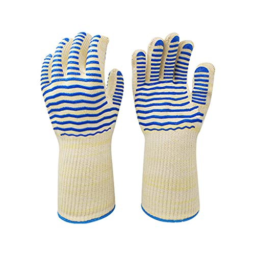 LLINthy Arbeit Handschuhe Sicherheitsgriffschutz Arbeit Handschuhe Herren Und Frauengrillen Verdickte Industrielle Strickofen Kochgrill LLINthy Arbeit Handschuhe Sicherheitsgriffschutz Arbeit Handschuhe Herren Und Frauengrillen Verdickte Industrielle Strickofen Kochgrill von LLINthy