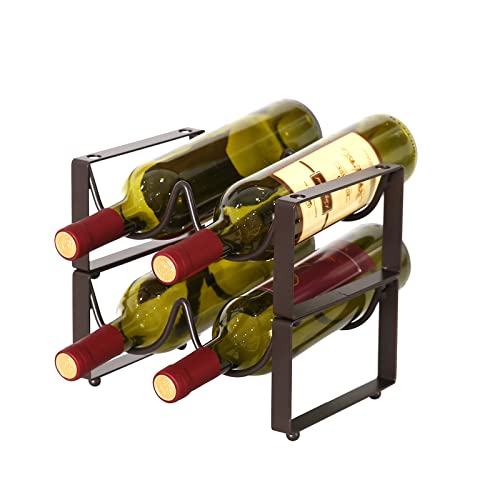 LLINthy Contertop Weinregale Wellenförmige Regale Küche Aufbewahrungsständer Weinschrank Geschenk Für Kreatives Schmiedeeisen Rack GIF Stapelbarer Organizer LLINthy Contertop Weinregale Wellenförmige Regale Küche Aufbewahrungsständer Weinschrank Geschenk Für Kreatives Schmiedeeisen Rack GIF Stapelbarer Organizer von LLINthy