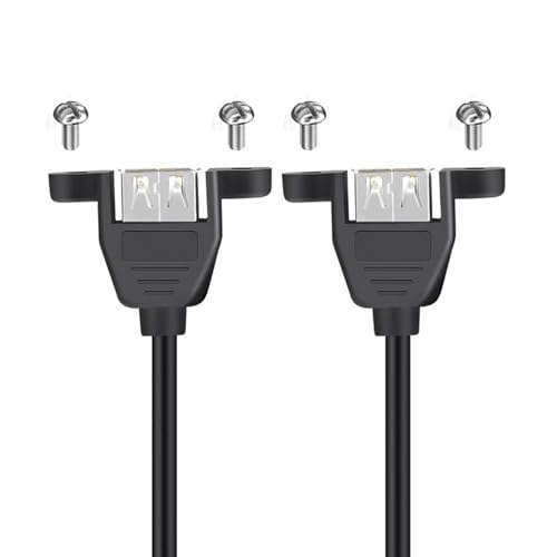 LLINthy Doppelte Weibliche Ende USB 2.0 Verlängerungskabellinie Weiblich Bis Weiblich Mit Sicheren Schraubenhalterung Schnell 480 Mbit/S Datenübertragung LLINthy Doppelte Weibliche Ende USB 2.0 Verlängerungskabellinie Weiblich Bis Weiblich Mit Sicheren Schraubenhalterung Schnell 480 Mbit/S Datenübertragung von LLINthy