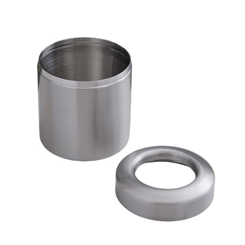 LLINthy Edelstahl Mülleimer Mülleimer Arbeitsplatte Abfallbehälter 0 4Gallon/1 5 L Arbeitsplattenmüll Für Schreibtischwagen Büro Küche von LLINthy