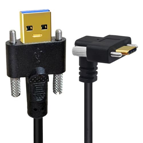 LLINthy Flexible Länge USB3.1 Typ C Bis USB3.0 Kabel Mit Sicherem Schraubenschloss Für Schnelle Lade Und Datenübertragungsdraht 50 Cm/120 Cm LLINthy Flexible Länge USB3.1 Typ C Bis USB3.0 Kabel Mit Sicherem Schraubenschloss Für Schnelle Lade Und Datenübertragungsdraht 50 Cm/120 Cm von LLINthy