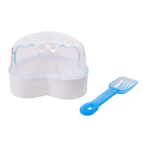 LLINthy Hamster Sandbadbehälter Mit Staubfreiem Design Easy Toilet Box Für Zwerghamster & Rennflächen Käfigzubehör Hamster Badbehälter LLINthy Hamster Sandbadbehälter Mit Staubfreiem Design Easy Toilet Box Für Zwerghamster & Rennflächen Käfigzubehör Hamster Badbehälter von LLINthy