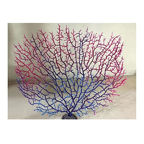 LLINthy Künstliche Korallen Branch Dekore Sea Lüfterdekorationen Faux Decors Aquarien Ornament Fischtanks Landschaft Künstliche Korallenzweige Dekoration von LLINthy