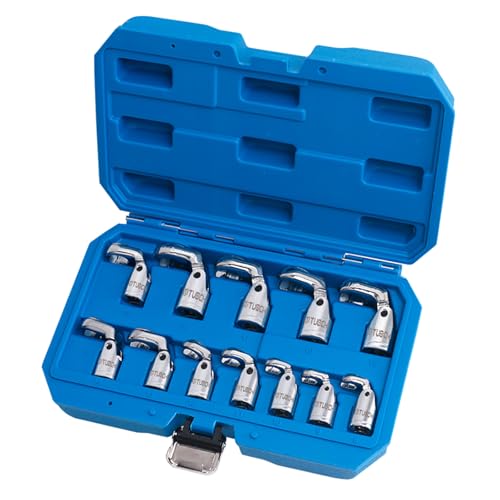 LLINthy Mutternschlüssel Schraubenschlüssel KFZ Service Set Drehbacke Sicherer Griff für Bremsleitung Mechaniker Werkstatt Automotive Handwerkzeug LLINthy Mutternschlüssel Schraubenschlüssel KFZ Service Set Drehbacke Sicherer Griff für Bremsleitung Mechaniker Werkstatt Automotive Handwerkzeug von LLINthy