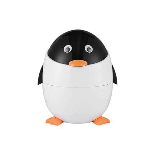 LLINthy Penguine Form Müllbehälter Schöner Mülleimer Können Inhaber Für Enge Platz Effiziente Heimbüro Badezimmer Küche Nutzen Büroschreibtisch Mülleimer Verschwenden von LLINthy