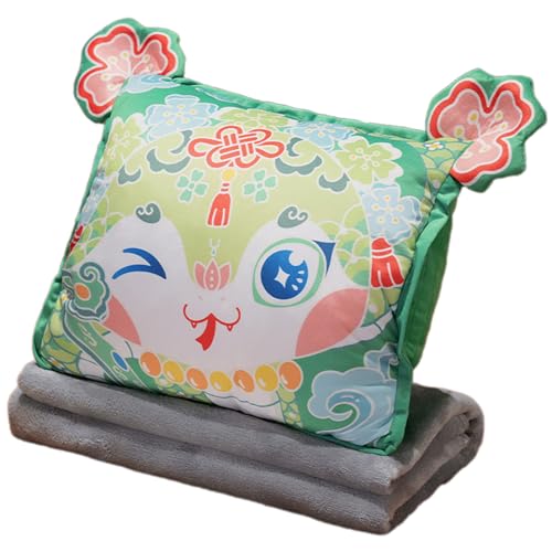 LLINthy Schlange Maskottchen Kissen Quilts Doppelkissen Kissen Klima von LLINthy