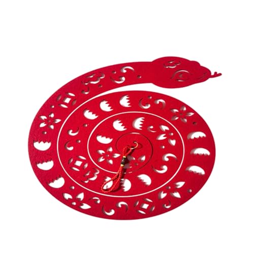 LLINthy Schlangengefühl Hängende Verzierung Chinesische Neujahrsdekorationen Für 2025 Jahr Der Snake Party Spring Festival Dekorationen Snake Filzhänge Origination LLINthy Schlangengefühl Hängende Verzierung Chinesische Neujahrsdekorationen Für 2025 Jahr Der Snake Party Spring Festival Dekorationen Snake Filzhänge Origination von LLINthy