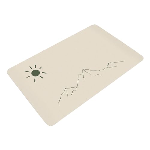 LLINthy Schnell Trockene Badematte Nonslip Bad Matte Mit Tierischen Designs Für Home Office Hotel Komfortable Fuß Feeling Diasomace Earth Bad Matten von LLINthy