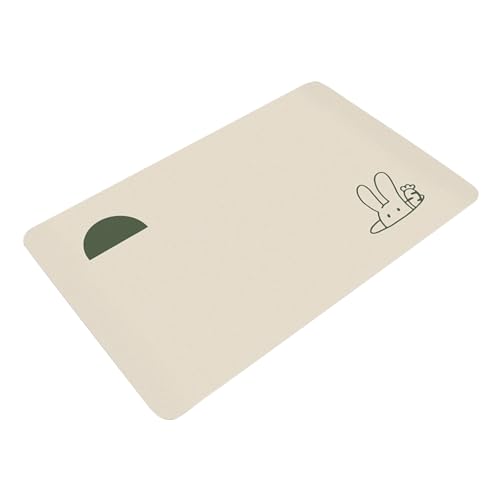 LLINthy Schnell Trockene Badematte Nonslip Bad Matte Mit Tierischen Designs Für Home Office Hotel Komfortable Fuß Feeling Diasomace Earth Bad Matten von LLINthy