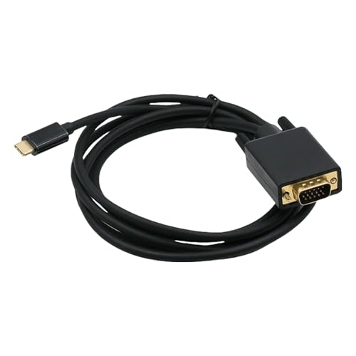 LLINthy Schnelle Geschwindigkeits USB Typ C Bis VGA 31inch Adapter Kabelanschlussgeräte Für Monitore Oder Projektoren Problemlos LLINthy Schnelle Geschwindigkeits USB Typ C Bis VGA 31inch Adapter Kabelanschlussgeräte Für Monitore Oder Projektoren Problemlos von LLINthy