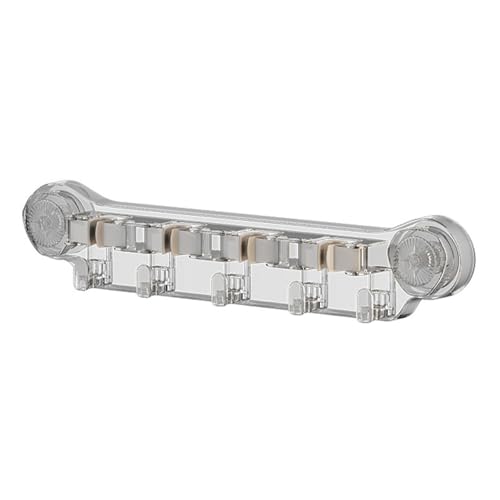 LLINthy Tragbare Mop Clip Wandmontierte Werkzeugorganisatoren Mit Starker Saugung Bequem Bis Wanddekoration Zubehör Accessoire Wandmontierter Haartrockner Rack von LLINthy