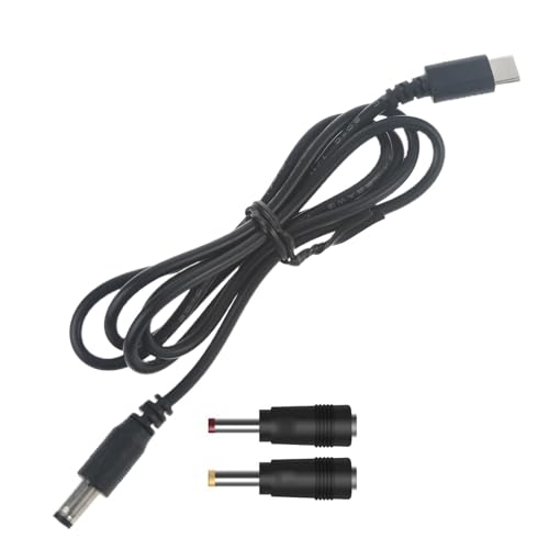 LLINthy Typ C Bis DC5521 Kabelkabelmännchen Zu Männlichem Stromversorgungsadapter Draht Mit 3 5 35 Mm 4 0 7 Mm Adapter Für Router von LLINthy
