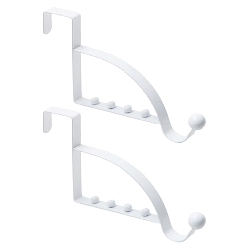 LLINthy Über Den Türhaken Kleiderbügel 2pack Über Den Türen Organisatoren Rächen Raumsparende Hängeaufbewahrungsbügel Für Kleidungsschichten Multi Hanging Storage Organiziere von LLINthy
