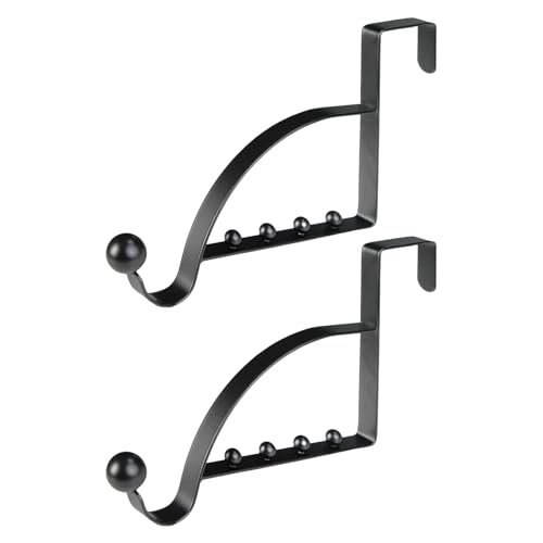 LLINthy Über Den Türhaken Kleiderbügel 2pack Über Den Türen Organisatoren Rächen Raumsparende Hängeaufbewahrungsbügel Für Kleidungsschichten Multi Hanging Storage Organiziere von LLINthy