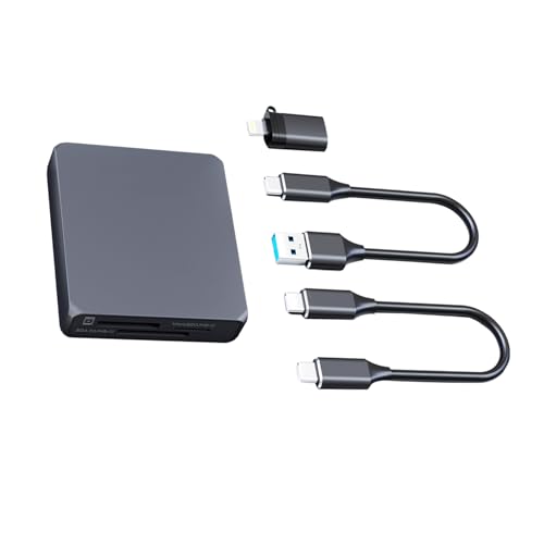 LLINthy USB 3.2 10G Kartenleser Hochgeschwindigkeitsspeicher Kartenleser CFA+SD4.0+TF4.0 Kartenleser Adapter Für Laptop Tablet LLINthy USB 3.2 10G Kartenleser Hochgeschwindigkeitsspeicher Kartenleser CFA+SD4.0+TF4.0 Kartenleser Adapter Für Laptop Tablet von LLINthy