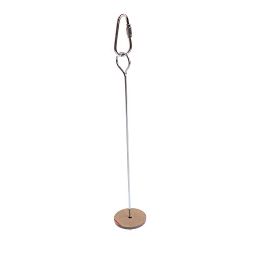 LLINthy Vogelfutterhalter Spieß Für Obst Metall Hanging Haken Edelstahl Leckerbissen Feeder Um Den Käfig Sauber Zu Halten von LLINthy