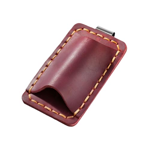Leder Stifthalter Mit Clip 1.7x2.8inch Stifthalter Einsteckplatz Für Journals Notebook Planer Ordner Klemmphabrik von LLINthy