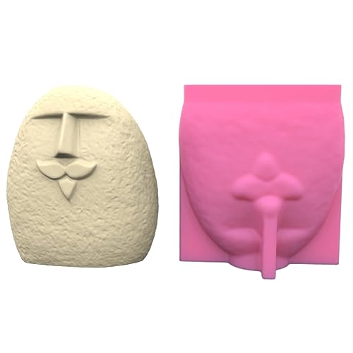 Menschliche Gesichtsform Pflanzerform Häuserdekorationen Silikonform Für Blumentopf Betonform Harzgusswerkzeug Menschliche Gesicht Vase Harzformen von LLINthy