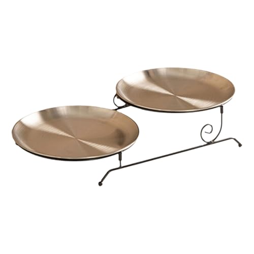 Metallkuchenständer Mit Abnehmbaren Schichten Mehrzweck Servierschale Food Storage Rack Geburtstag Party Snacks Mehrzweck Servierschale von LLINthy