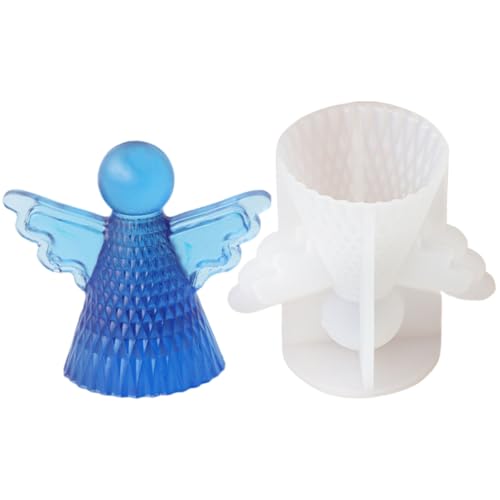Modische Engels Silikonformen Für Kerzen Die Robuste Harz Handwerksform Tragbares Accessoire Home Dekoration Engelskerzenform Machen von LLINthy