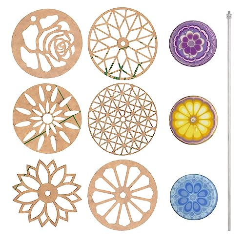 Multifunktions Seifenwerkzeuge Set 6 Design Exquisite Blumen Vorlage Vorlage Durch Wirbel Designs Tools Seifenwerkzeuge von LLINthy