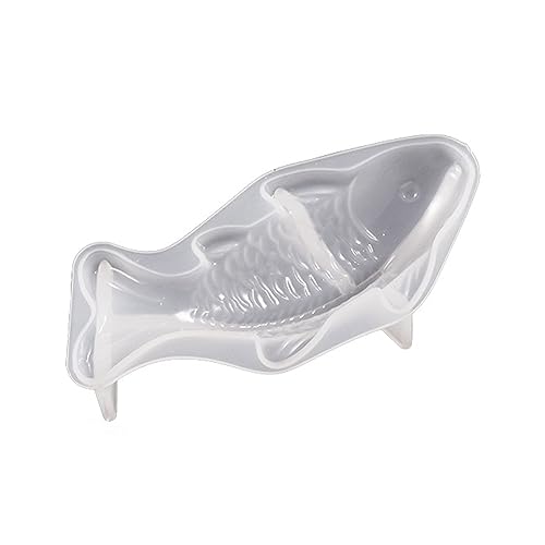 Niedliche Goldfischkerker Silikonform Langlebiger Cartoon Tierduft Kerze Fisch Schimmel Gips Ornamente Form Gips von LLINthy