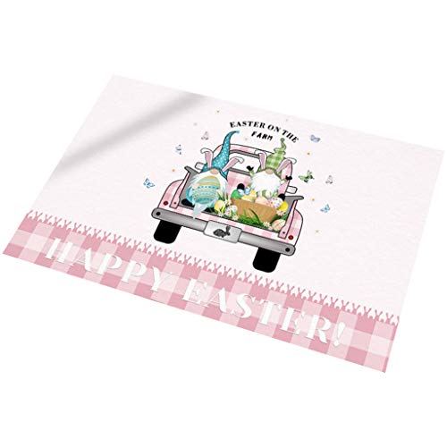 Ostertür Matte LKW Gnomen Muster Nicht Schlupf Eingang Karierte Boden Teppich Teppich Wasserabsorption Bad Teppiche Party Dekoration Office Stuhl Teppichmatte Ostertür Matte LKW Gnomen Muster Nicht Schlupf Eingang Karierte Boden Teppich Teppich Wasserabsorption Bad Teppiche Party Dekoration Office Stuhl Teppichmatte von LLINthy