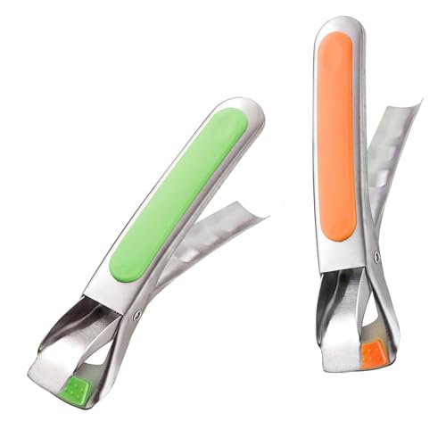 Packung Mit 2 Hitzebeständigen Edelstahlzangen Mit Silikongriffschüssel Greifer Für Luftfritteusen Und Mikrowelle Edelstahlzange Verwenden Packung Mit 2 Hitzebeständigen Edelstahlzangen Mit Silikongriffschüssel Greifer Für Luftfritteusen Und Mikrowelle Edelstahlzange Verwenden von LLINthy