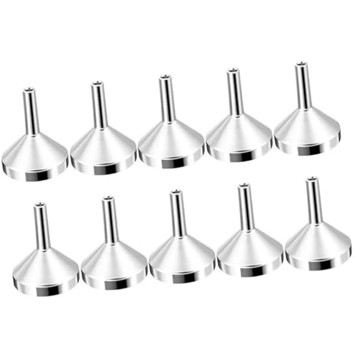 Packung Von 10 Kleinen Metall Parfums Trichterküche Trichter Fülltrichter Für Einfache Übertragung Und Füllung In Kleine Flaschen Fülltrichter Packung Von 10 Kleinen Metall Parfums Trichterküche Trichter Fülltrichter Für Einfache Übertragung Und Füllung In Kleine Flaschen Fülltrichter von LLINthy