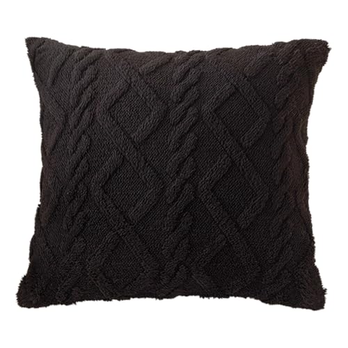 Plushie Kissenbezug Doppelseitig Plushie Pillow Case Weiche Geometriummuster Kissenbezüge Verstärkt Schlaflebnis Langlebig Und Leicht Zu Reinigen von LLINthy