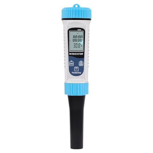 Pool Tester Multifunktional 5 in 1 Säure- und Temperaturmessgerät Pool Salinity Testing Meter Pool Tester Multifunktional 5 in 1 Säure- und Temperaturmessgerät Pool Salinity Testing Meter von LLINthy