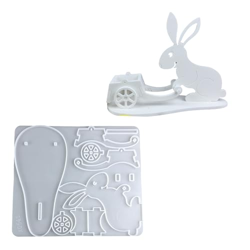 Praktisches Silikonform Accessoire Für Die Herstellung Von Kaninchen Kerzenhaltern Für Die Personalisierung Von Stilen Und Dekorationen Kaninchen Silikonform von LLINthy
