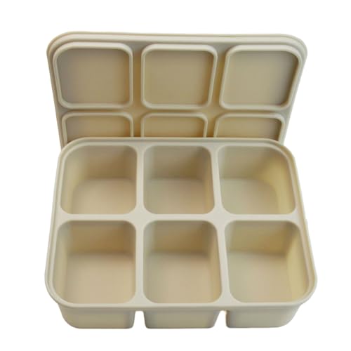 Premium Silikon 4/6/12 Grids Ice Cubes Tablett Mit Abdeckungen Weich von LLINthy