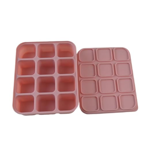 Premium Silikon 4/6/12 Grids Ice Cubes Tablett Mit Abdeckungen Weich von LLINthy