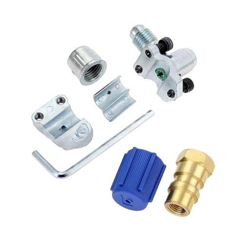LLINthy Retrofits Ventile Kits Piercing Tippventile Leitungshahnventile Kits R134A Adapter Mit Staubabdeckungen Aufladen Von Kits Für HVAC Nachrüstventile LLINthy Retrofits Ventile Kits Piercing Tippventile Leitungshahnventile Kits R134A Adapter Mit Staubabdeckungen Aufladen Von Kits Für HVAC Nachrüstventile von LLINthy